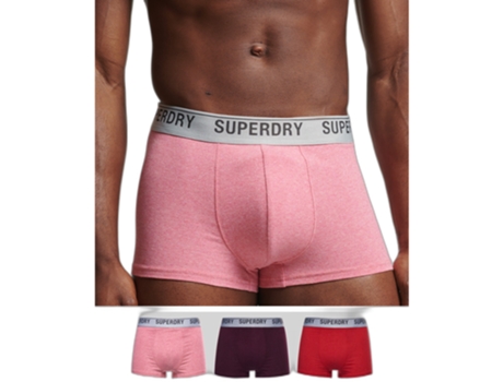 Juego de Boxers para Hombre SUPERDRY (Algodón - S - Multicolor)