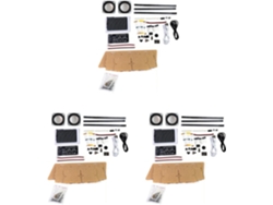 3 Kits De Ensamblaje Electrónico De Audio Bluetooth Multifuncionales De Doble Canal