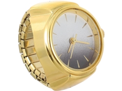 Reloj Pulsera Redondo Aleación Correa Elástica Elegante Cuarzo Mujer Sólido Hecho Ideal Eventos Formales Zinc
