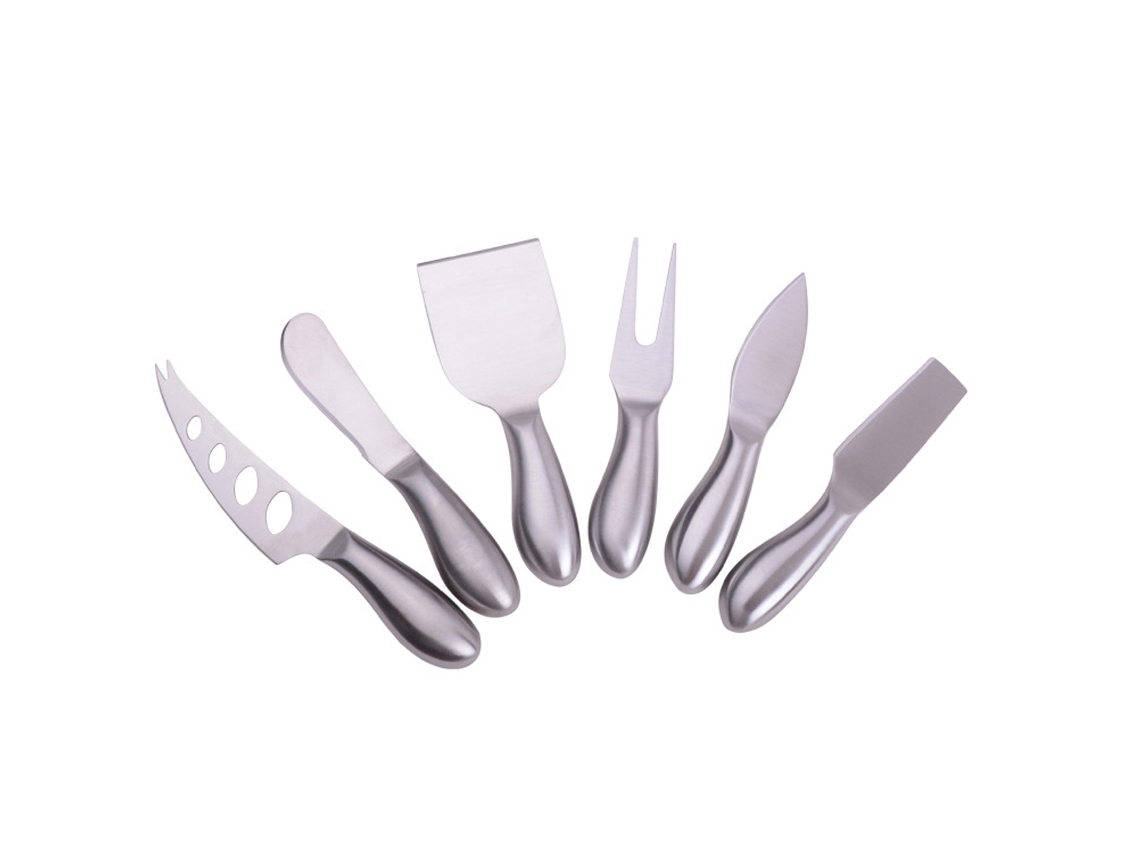 Utensilios de acero inoxidable para queso, elegantes y funcionales, resistentes a la corrosión, cuchillos multiusos de alta calidad para los entusiastas del queso.