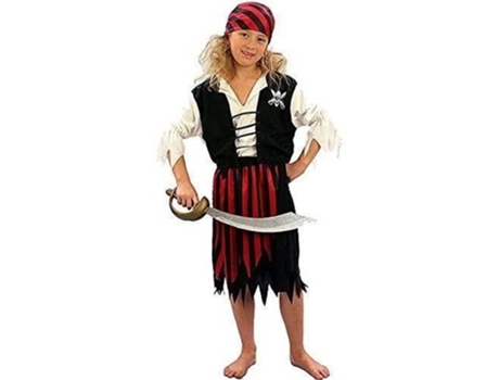 Disfraz de Niña Pirata (Tamaño: 5 - 6 Anos)