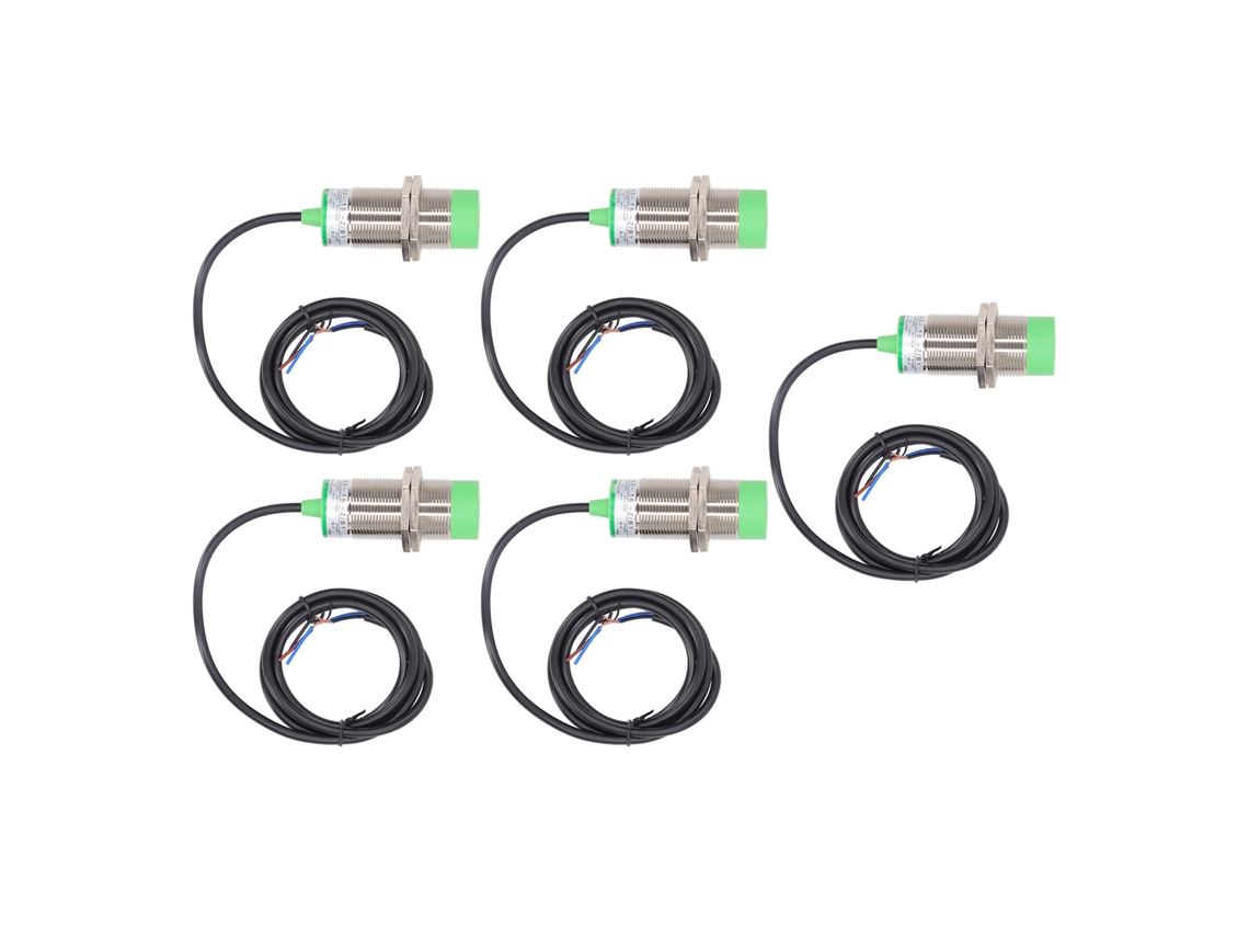 5 Piezas Sensor Proximidad Inductivo Pnp Normalmente Abierto 15mm Ip65 6-36vdc