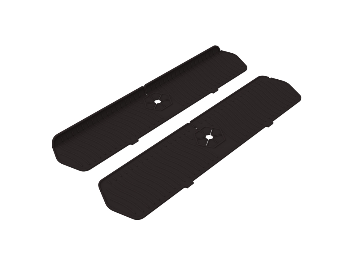 Protector Antisalpicaduras De Silicona Para Grifo De Cocina, Alfombrilla De Drenaje Grande, 61 X 14,8 Cm.