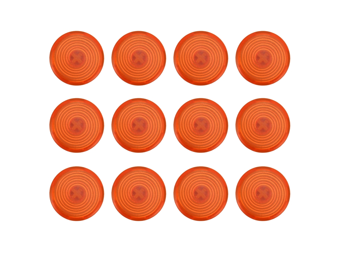 12 Capas De Botão Arcade Para Kailh Cherry Ttc Akko Glorious, Anti-deslizante, 20.2mm, Para Teclados De Luta