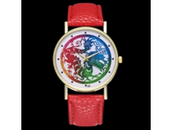 Relógio De Quartzo Feminino Com Padrões De Desenhos Animados Fofos Pulseira De Silicone Casual