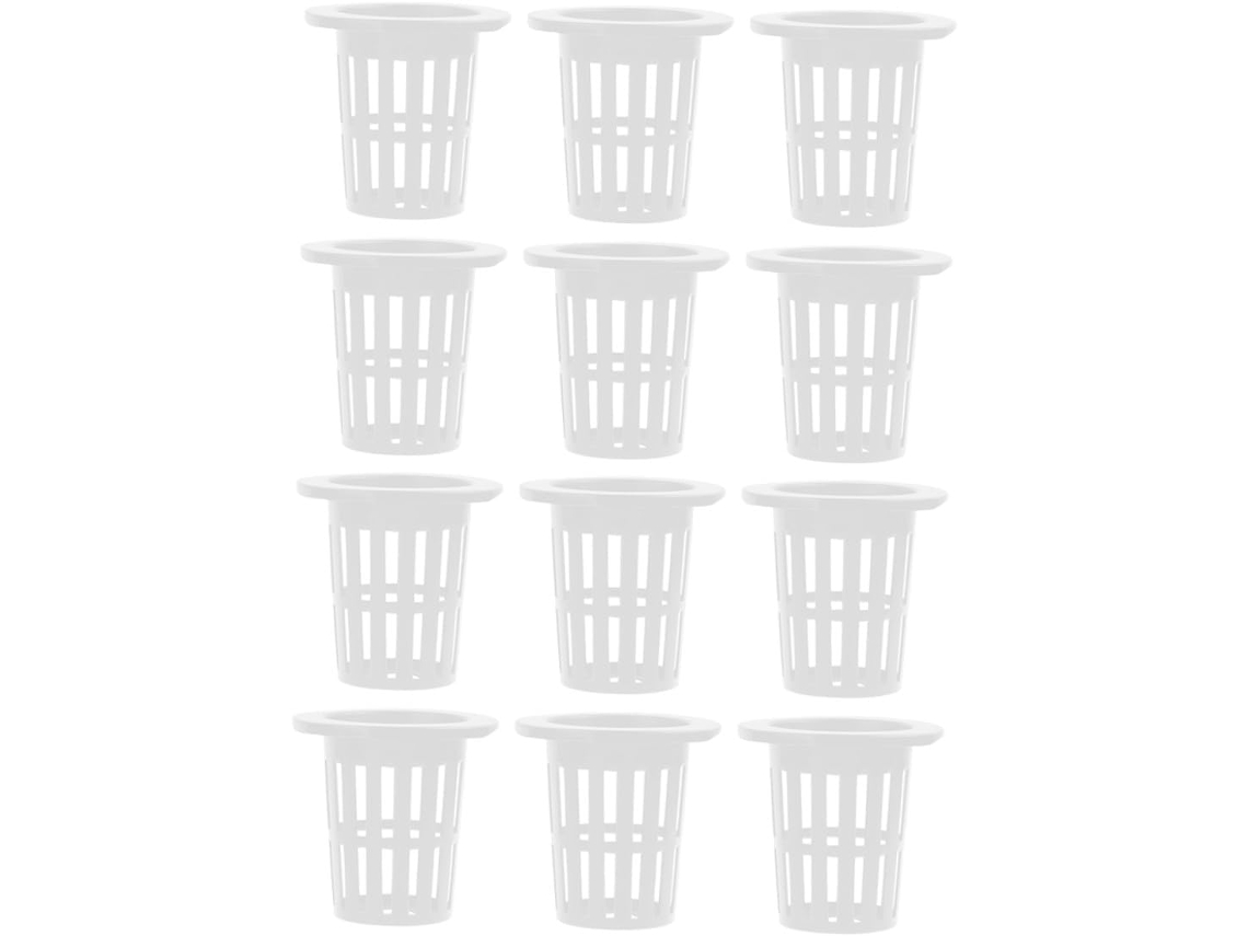 50 cestas de plástico para cultivo hidropónico
