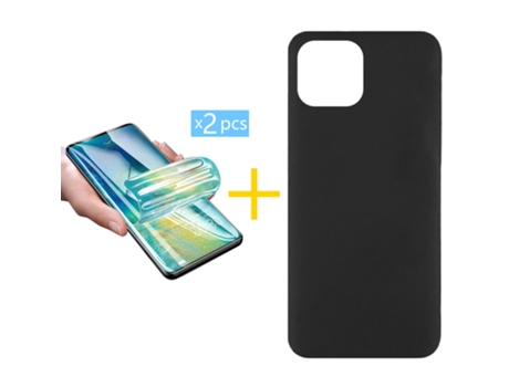 Conjunto de Protectores de Pantalla para iPhone 12 Pro Max GANDY Negro (2un)
