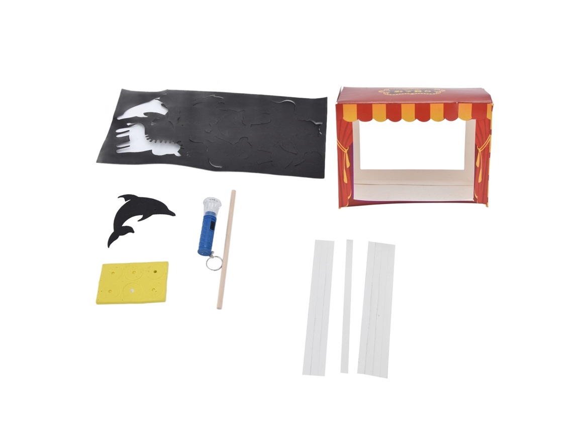 Juguetes De Sombras Para Armar Para Niños - Educativos, Con Linterna Y Materiales Incluidos.