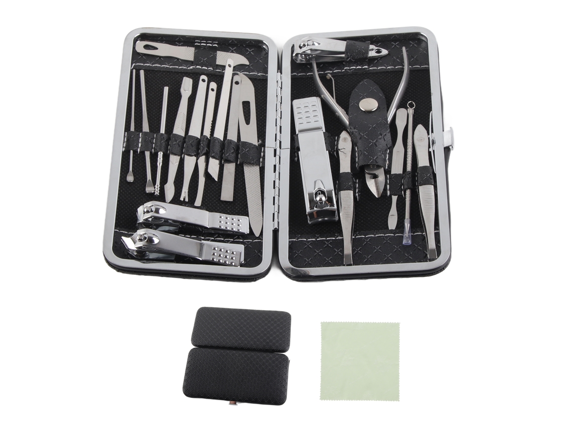 Kit De Cortaúñas De Acero Inoxidable Para Manicura Y Pedicura Herramientas De Belleza Para Uñas Negras
