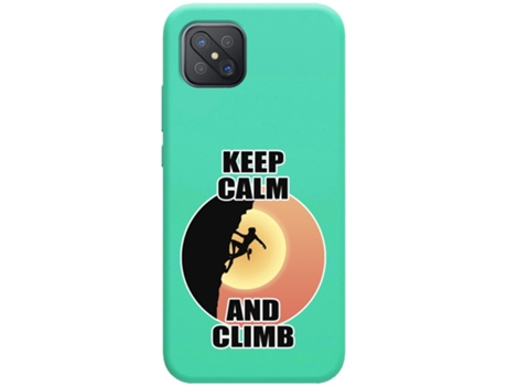 Carcasa Oppo Reno 4Z 5G TUMUNDOSMARTPHONE Silicona Líquida Dibujos Verde