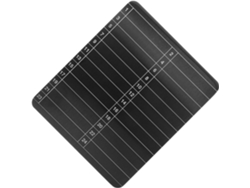 Placa De Almacenamiento De Frases De Recuperación Criptográficas De Acero Inoxidable Negro