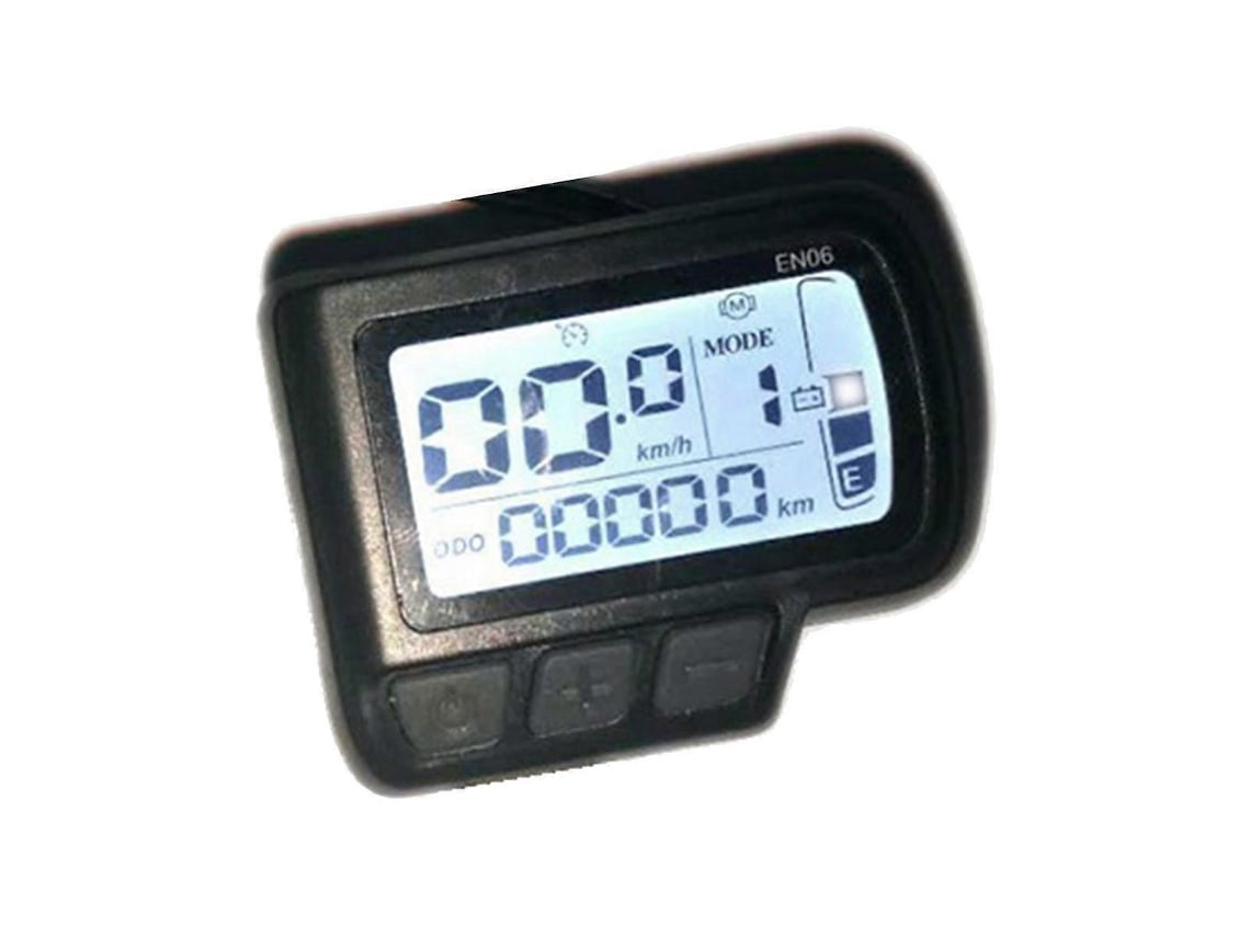 Panel LCD eléctrico ajustable de 24 V, 36 V y 48 V para bicicleta eléctrica, scooter, EN06, USB