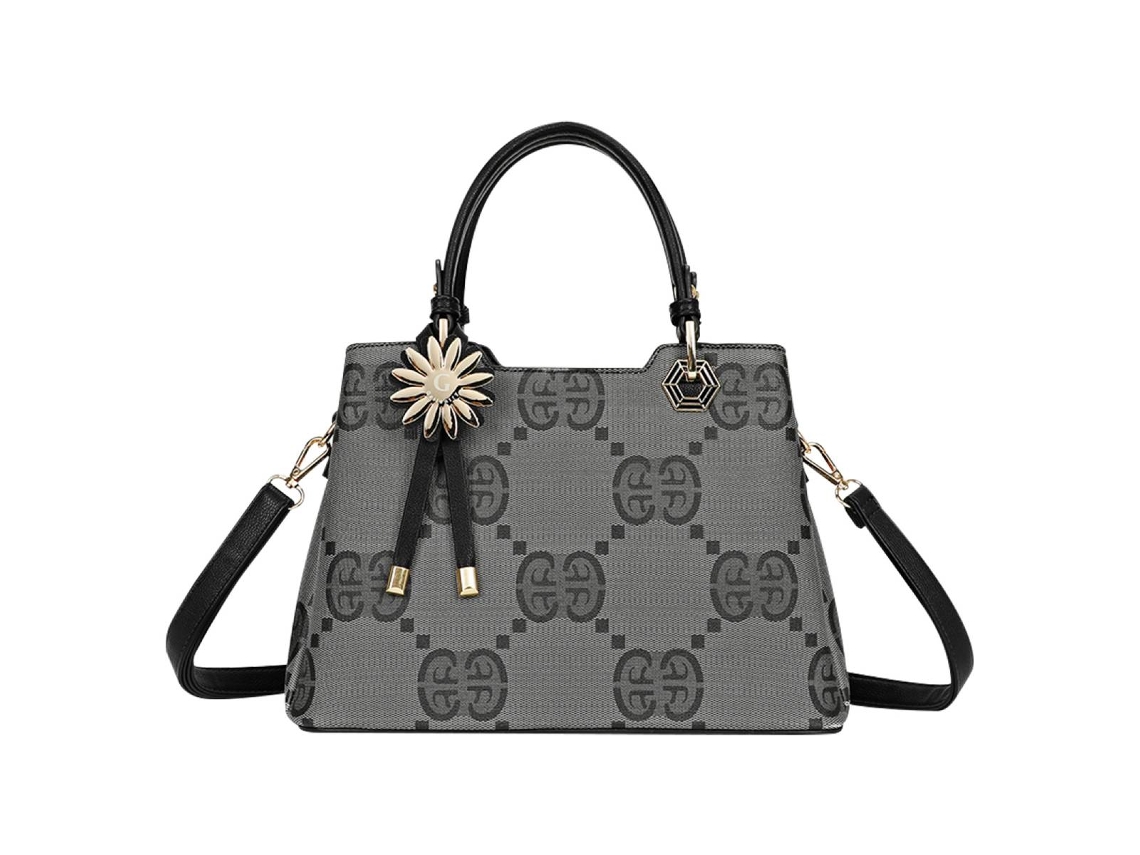Gallantry Bolso Estampado Con Bandolera Negro