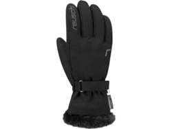 Guantes para Mujer de Esquí REUSCH (Talla 7,5 - Negro)