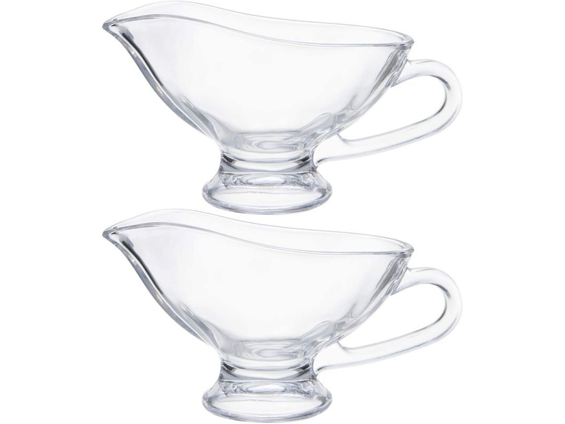 Pacotes De Plato De Salsa De Vidro 11 Oz Com Manga Transparente Para Comidas Festivas E Festa