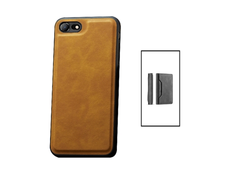 Funda Folio para iPhone 8 GIFT4ME Piel Marrón