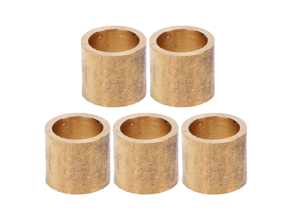 Yncm-juego De 5 Puntas De Taco De Billar De 10,2 Mm Con Aros De Cobre Y Casquillos De Repuesto Para Taco De Billar