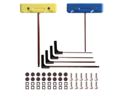Kit Herramientas Llave Allen T-handle Destornillador 1.5-5mm Con Tornillos M3x8 Tuercas Y Imánes Accesorios Impresora 3d