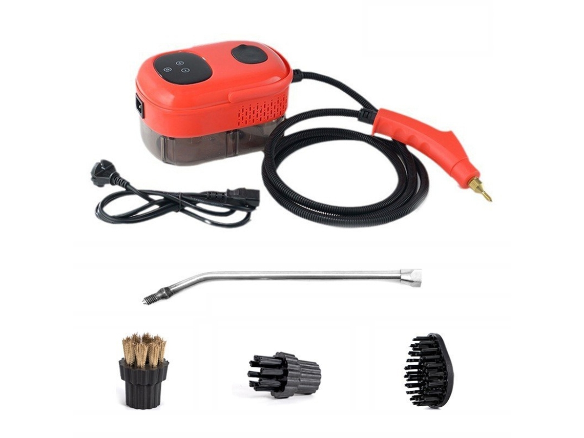 Limpiador A Vapor De Alta Temperatura Y Alta Presión De 2500 W Para Limpieza De Cocina Y Automóvil, Rojo Gertiz