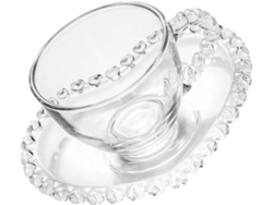 Taza De Café De Vidrio Transparente Con Asa, Tamaño Pequeño 120 Ml, Paquete De 1, Para