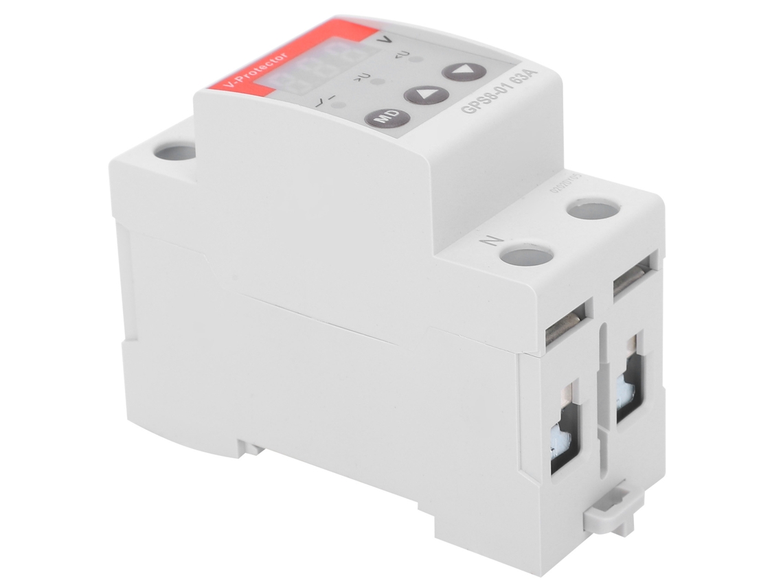 Dispositivo de protección contra sobrecargas con reinicio automático GPS801U y pantalla digital