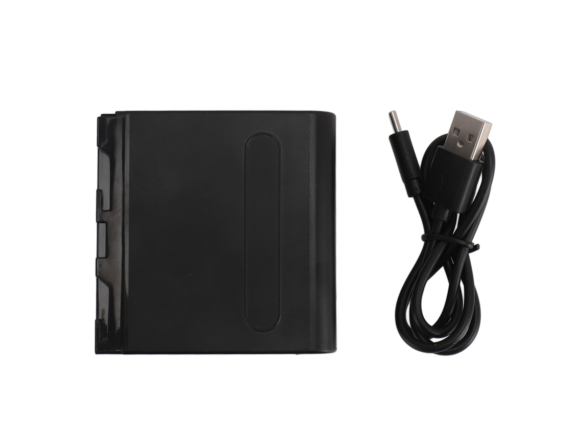 Batería De Repuesto Para Cámara De 7,2 V Y 7800 Mah Con Puerto Usb Tipo C Para Np F980 Cccd Tr1 Ccd Tr200