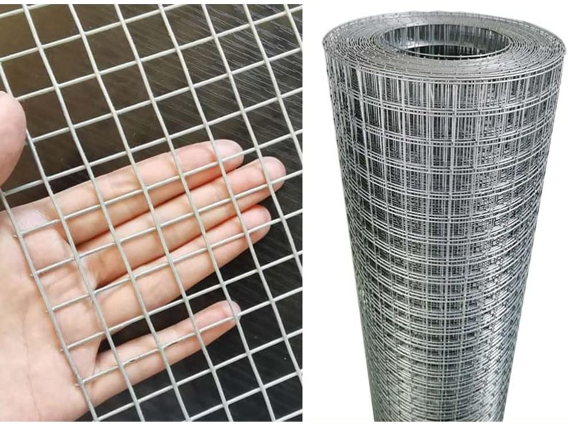 Malla Valla Cercado Electrosoldada Galvanizada - Cuadrados de 13 x 13 mm SIB