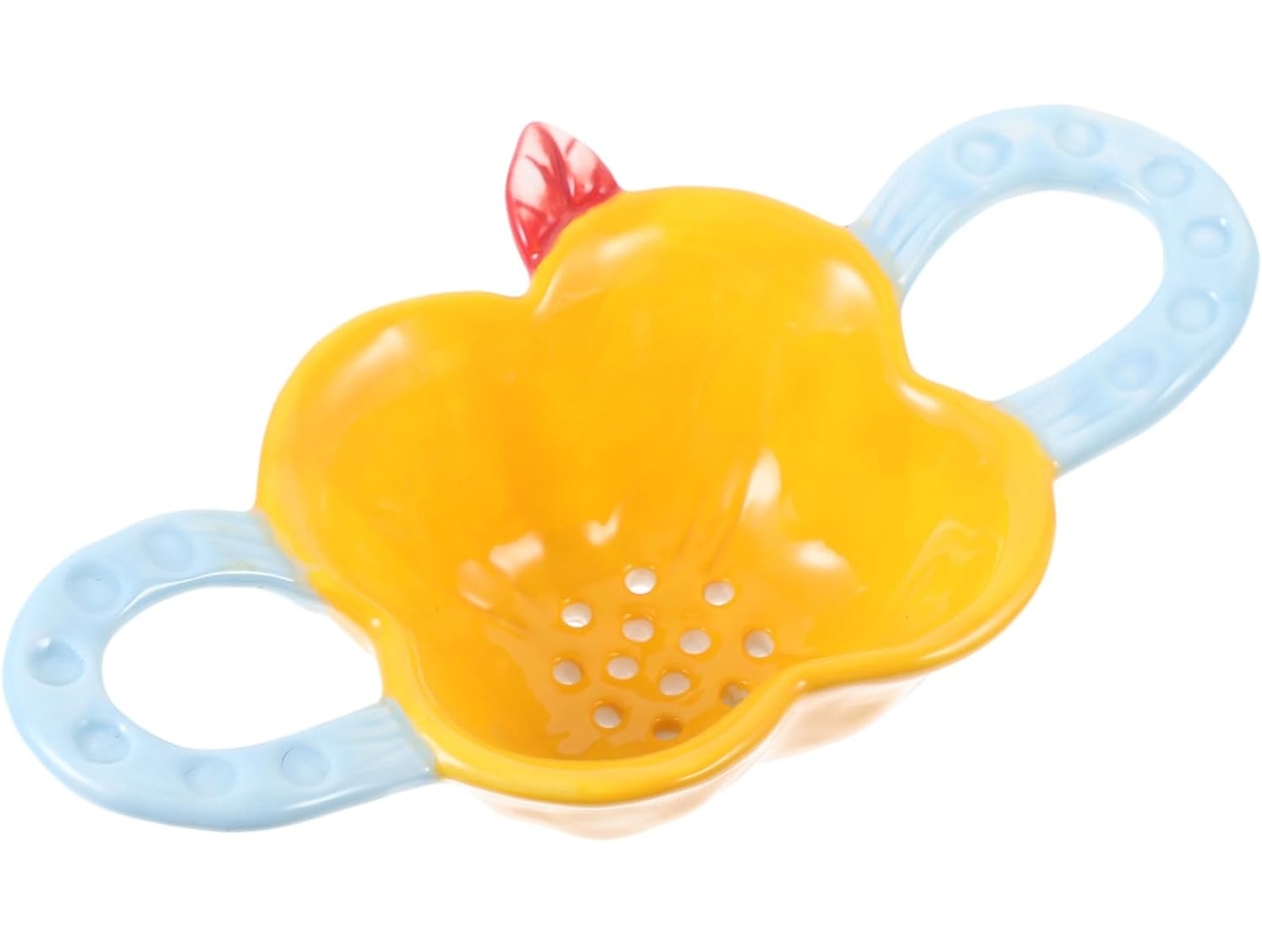 Colador De Té, Accesorio Creativo Y Elegante, Con Forma De Flor Y Diseño De Mango.