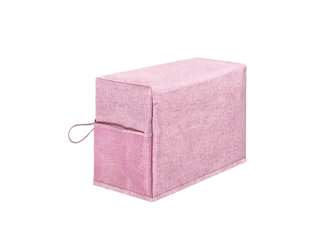 Funda protectora para máquina de coser doméstica con bolsillo, compatible con la mayoría de las máquinas de coser estándar, 46x32x21cm MDUG (rosa)