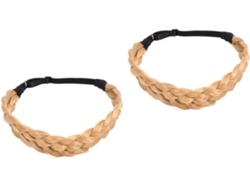 Diadema Elástica Trenzada De 2 Piezas, Elegante Y Sofisticada, Ideal Para Fiestas Y Eventos.