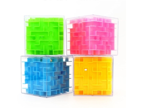 3D Mini Velocidad Cubo Laberinto Juego de Rompecabezas Mágico Bola Rodante Cerebro Aprendizaje Educativo Para Grande