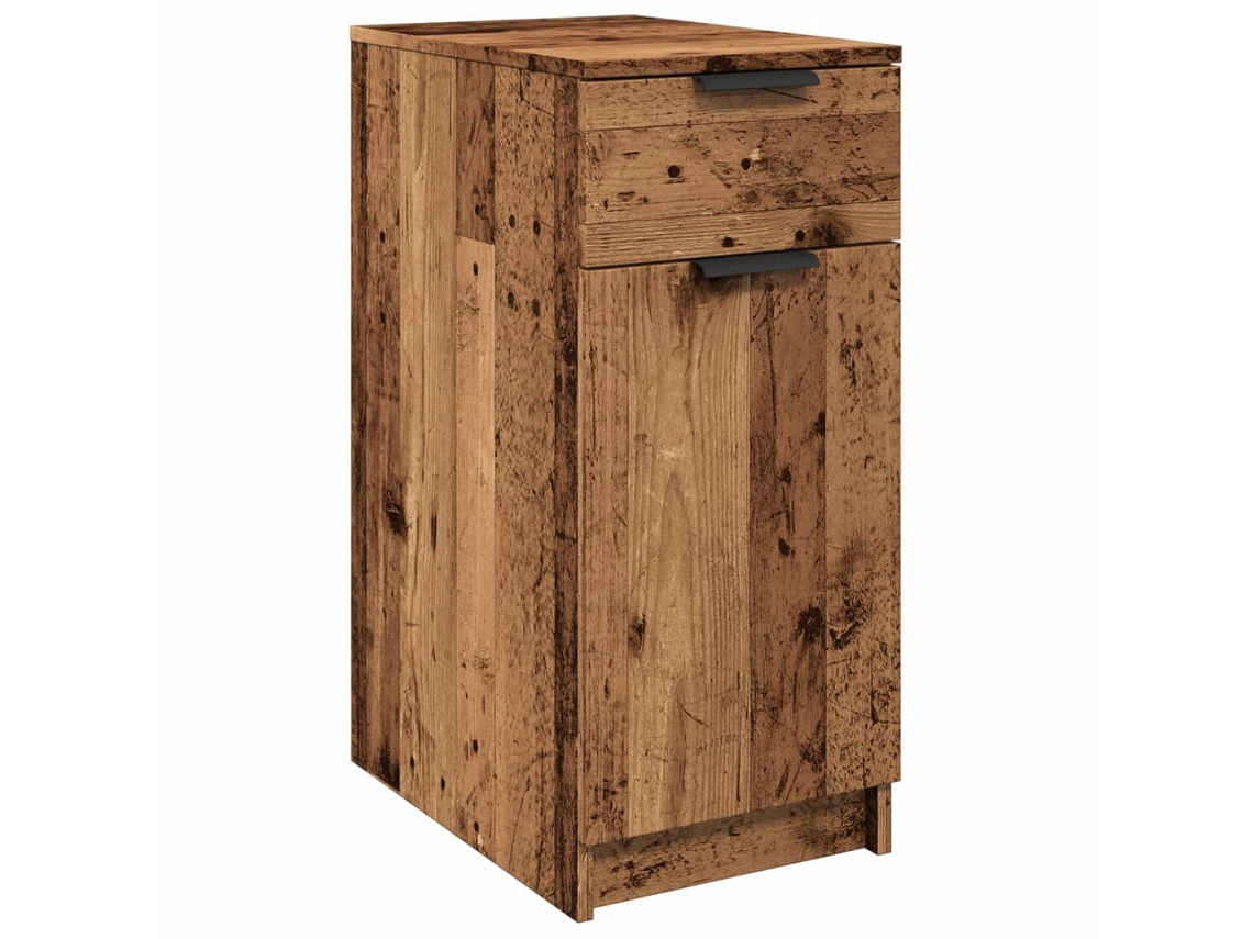 Maison Exclusive - Armario De Escritorio Madera Ingeniería Envejecida 33x50x75 Cm