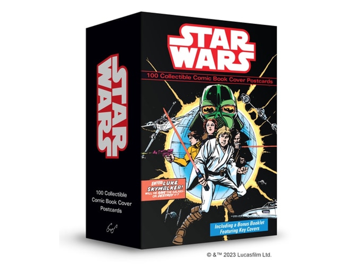 Libro Star Wars 100 Collectible Comic Book Cover Postcards de LucasFilm Ltd (Inglés)