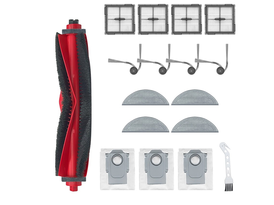 Filtros y bolsas para el polvo de los cepillos laterales de rodillo para Roborock Q10 Pf/Q10 Pf/Q10 Vf/Q10 Vf
