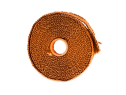 Cinta Aislante Térmica Para Tubos De Escape, 5 M, Fibra De Vidrio Con Fijaciones De Aleación De Acero Para Coches Y Motocicletas, Color Naranja.