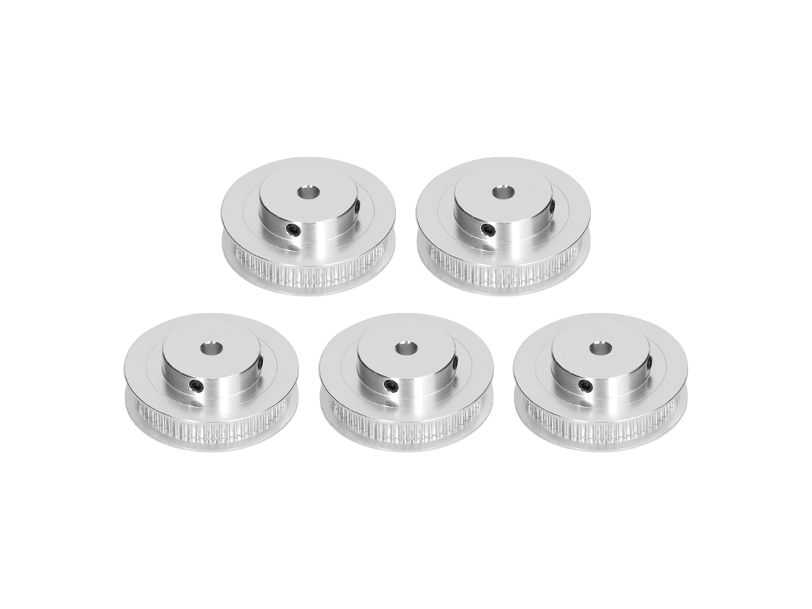 5 Poleas Mecánicas Fáciles De Montar Transmisión Precisa Accesorios Para Impresora Y Máquina De Fresar