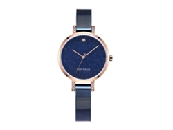 Reloj Analógico De Cuarzo Rebirth Con Brazalete De Aleación Metálica Para Mujer, Estilo Moderno, Resistente Al Agua (negro)