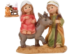 Estatua De La Sagrada Familia Católica, Estatua Navideña En Resina De José Y La Virgen María | Decoración