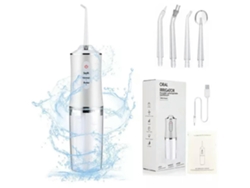 Irrigador Oral Bocal Elétrico para Lavagem Dentária À Prova D'Água Fio Dental Branco GERTIZ