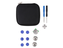 TRUYUETY Kit de Sustitución de Botones con Mango, 13 Unidades, para Control Xbox One Elite, PS4, Switch (Azul)