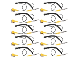 10 Cables De Conexión A Tierra Antiestáticos De 1,8 M Para La Protección De Componentes De Equipos Eléctricos.