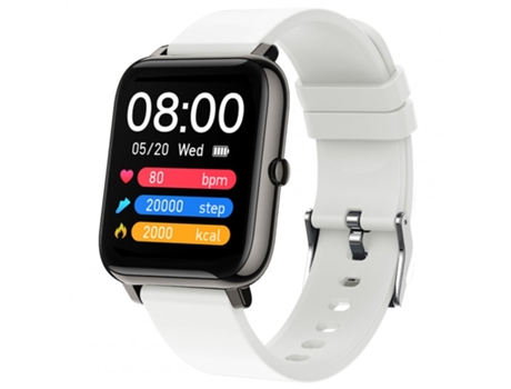 Smartwatch P22 Multifuncional IP67 Monitoreo de presión arterial a prueba de agua Fitness Negro Blanco