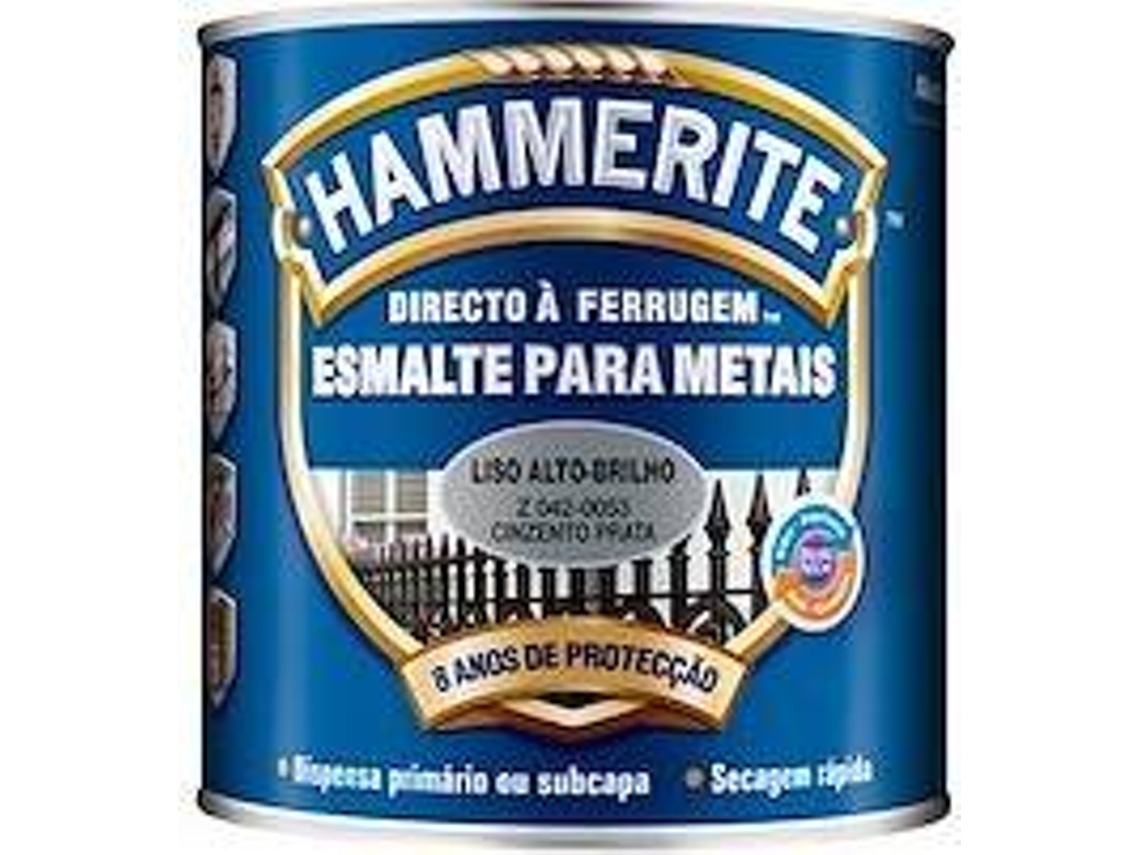Hammerite ROBBIALAC Primario, Subcap y Acabado (Alto Brillo Gris - 5 L)