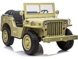Coche Eléctrico CARS JH101 Khaki (Edad Minima: 3 - Verde)