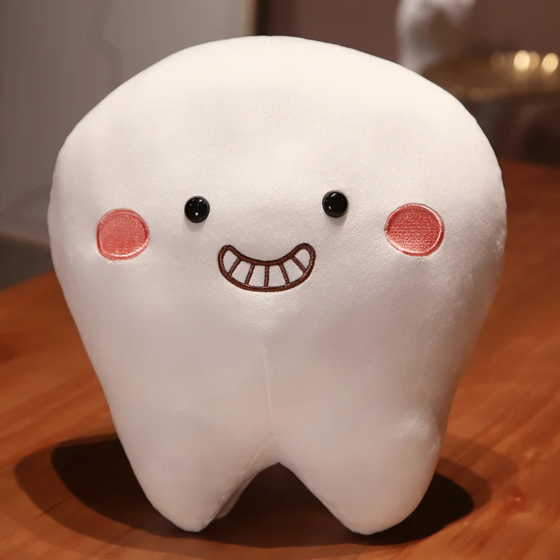 (sonrisa Juguetona 25 Cm) Almohada Para Adultos, Respaldo, Cojín De Asiento, Almohadilla Dental