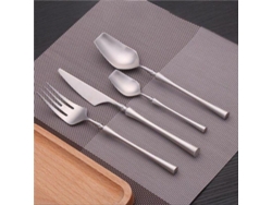 Conjunto de Talheres de Luxo em Aço Inoxidável 2026, 4 Peças, Dourado e Prateado, Utensílios de Mesa para Alimentos