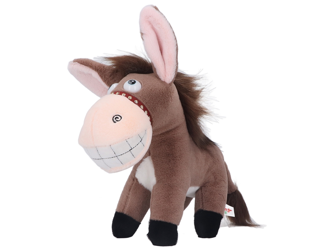 Muñeco De Peluche De Burro Bonito Suave Y Cómodo Burro Plush Juguete Para Niños Niñas Marrón