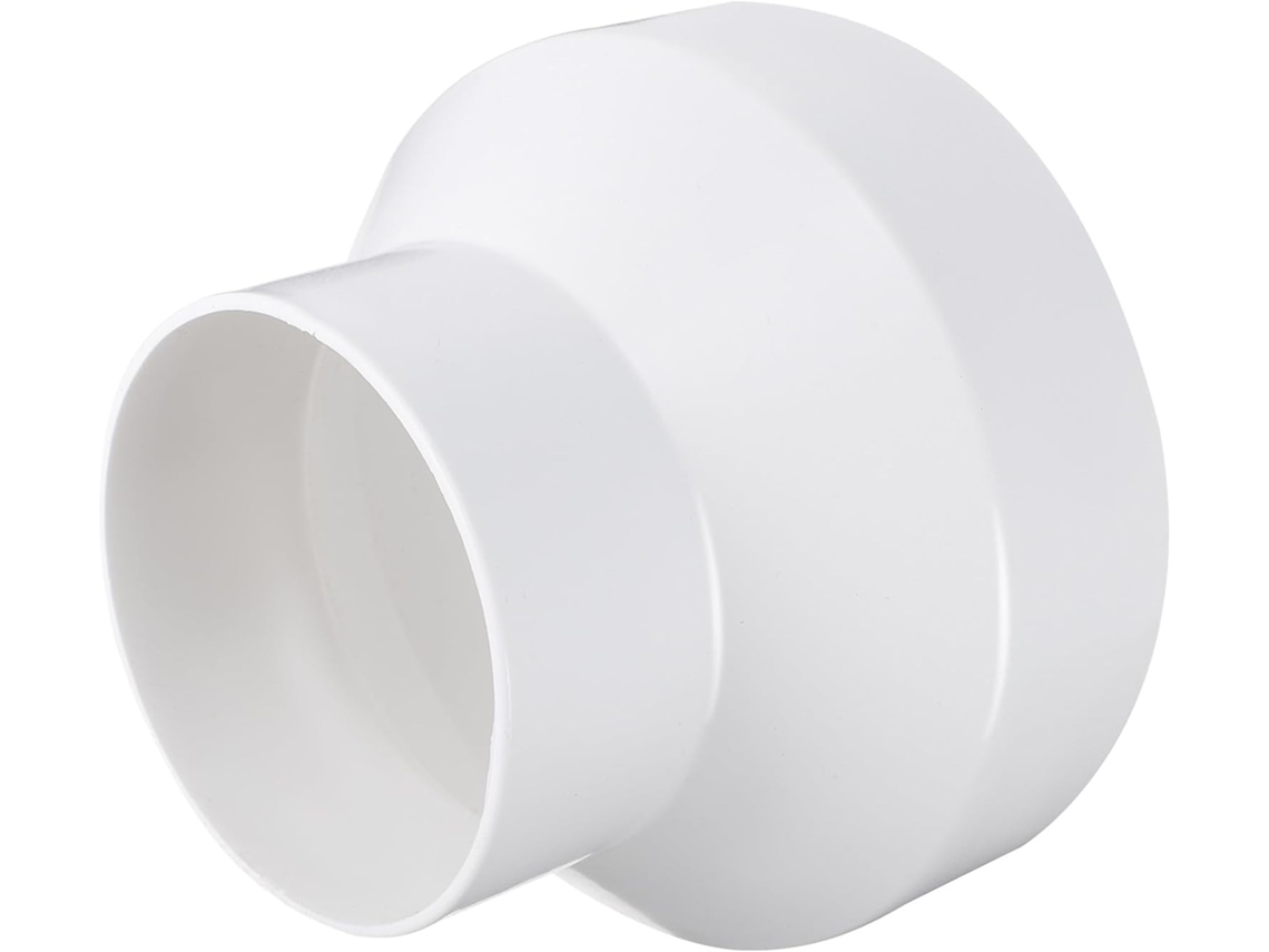Adaptador Reductor De Tubo De Escape De Abs De 200 Mm A 150 Mm Para Conductos De Ventilación Y Aire Acondicionado.
