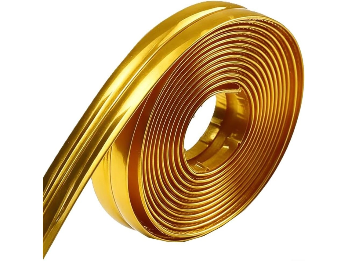 Kit De Burletes Para Puertas Y Ventanas (4 Burletes De Bronce De 10 Pulgadas) Con Clavos.