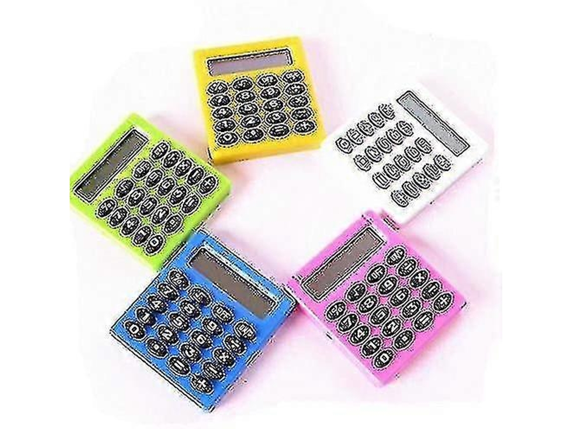 Calculadora solar portátil de 1 pieza, calculadora solar ultrafina, mini calculadora solar portátil de bolsillo Yx Everley891